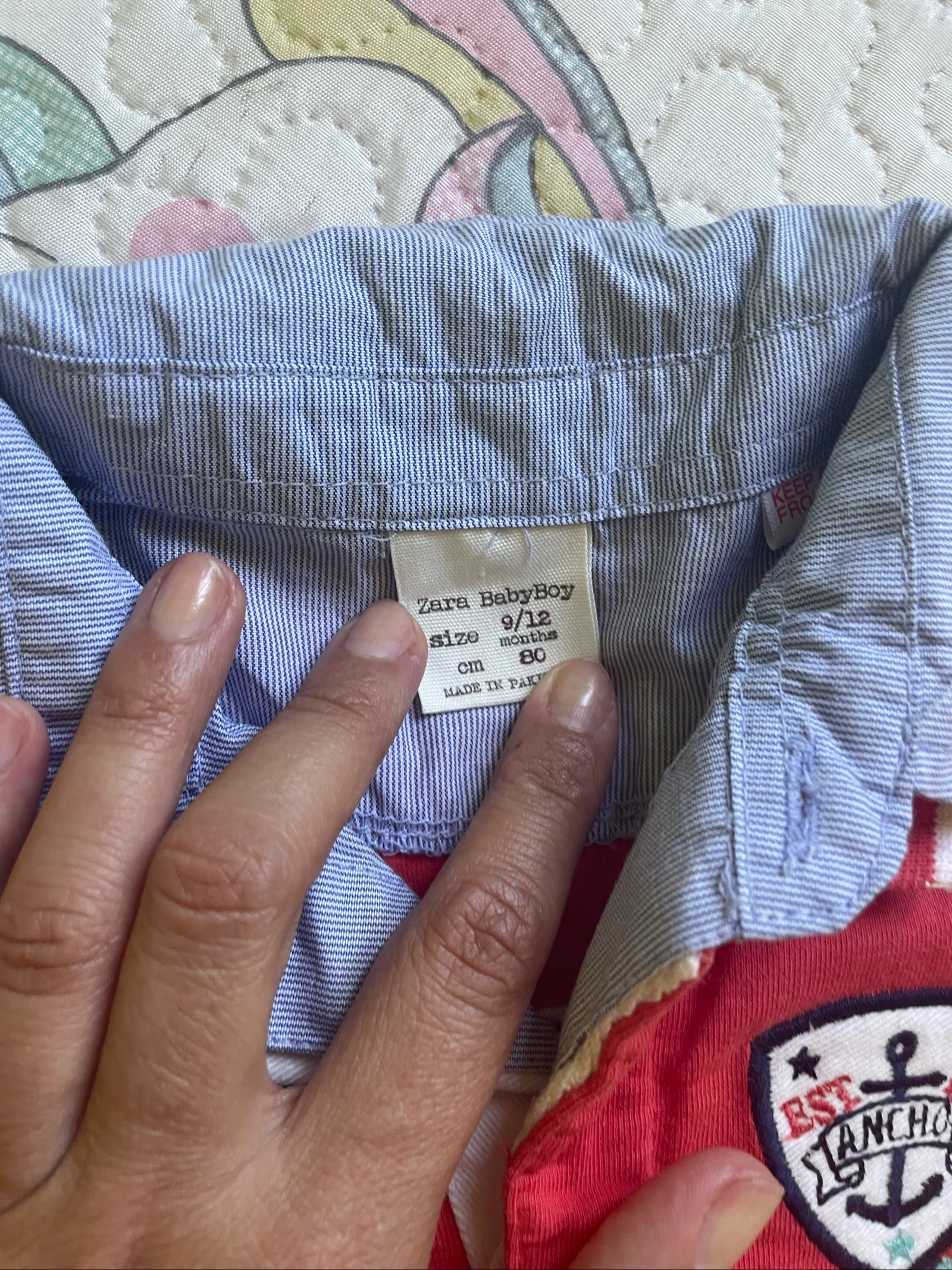 Polo vermelho Zara 9-12 meses – photo 3